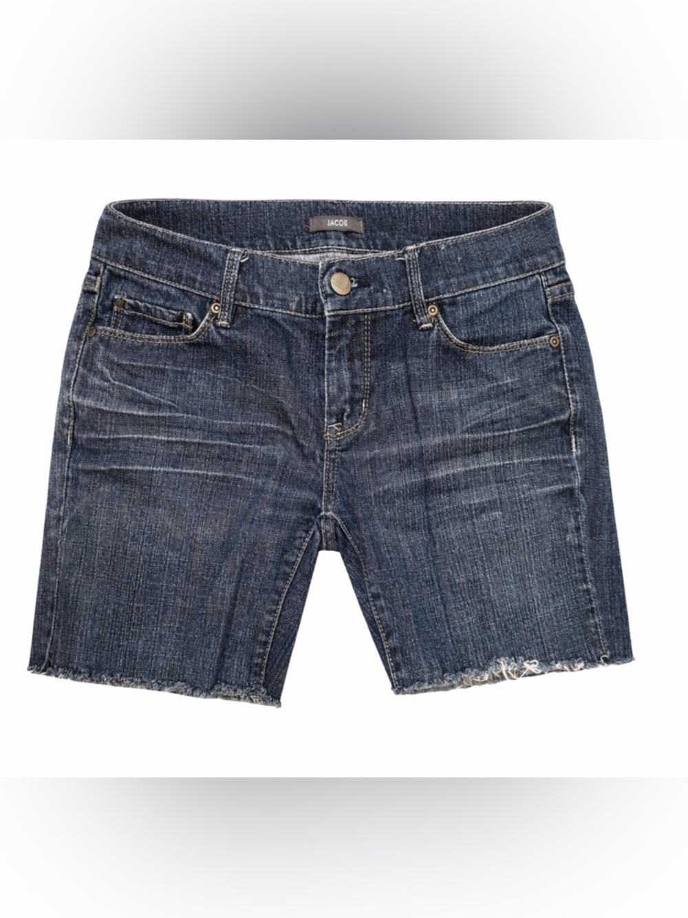 Jacob Denim Shorts Women Size 28 Dark Wash Cutoff Stretch Jean Shorts